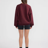 ENA PELLY - Classic Sport Sweater - Cherry Cola