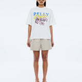 ENA PELLY - Pelly Floral Tee - Vintage White