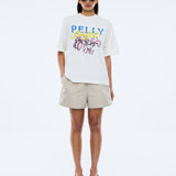 ENA PELLY - Pelly Floral Tee - Vintage White