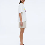 ENA PELLY - Pelly Floral Tee - Vintage White