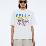 ENA PELLY - Pelly Floral Tee - Vintage White