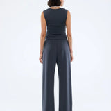 ENA PELLY - Nella Soft Jersey Pant - Vintage Black