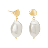 MURKANI - Halcyon - Small Pearl Earrings | Gold