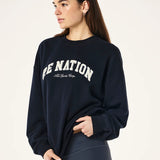 P.E NATION - Heritage Sweat - Dark Sapphire