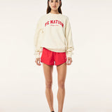 P.E NATION - Heritage Sweat - Whisper White