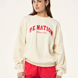 P.E NATION - Heritage Sweat - Whisper White