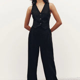 SHONA JOY - Irena High Waisted Tailored Pant - Black
