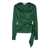 KARMAMIA - Ines Blouse - Hunter Green