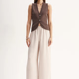 ELKA COLLECTIVE - Lana Knit Vest - Chocolate