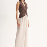 ELKA COLLECTIVE - Lana Knit Vest - Chocolate