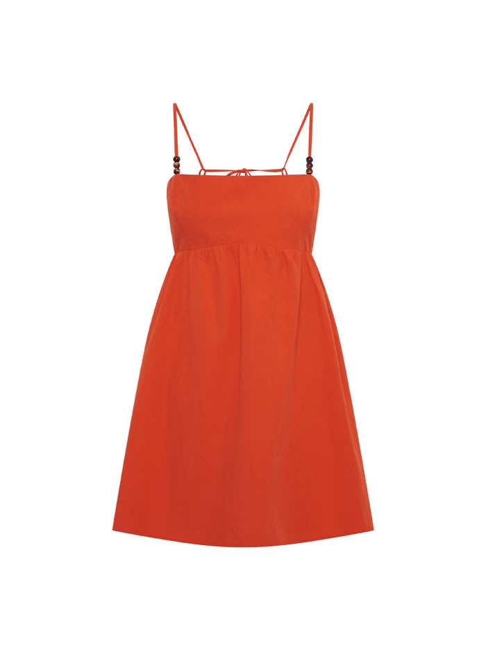 Kivari - Kennedy Strappy Mini Dress - Scarlet