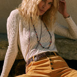 SPELL - Lou Lou Knit Top - Snow