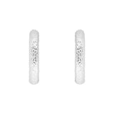 FAIRLEY - Antique Maxi Hoops | Silver