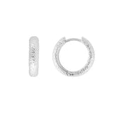 FAIRLEY - Antique Midi Hoops | Silver