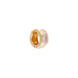 FAIRLEY - Crystal Emerald Cut Huggies