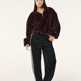 P.E NATION - Monterey Zip Neck - Mahogany