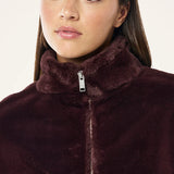 P.E NATION - Monterey Zip Neck - Mahogany
