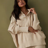 ARCAA - Margo Button Up Sweater - Sand