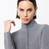 MOSSMAN - Mayfair Long Sleeve Top - Grey