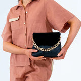 ARLINGTON MILNE - Short Chain Strap - Light Gold