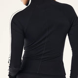 P.E NATION - Nightfall Quarter Zip L/S - Black / Cloud