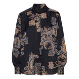 KARMAMIA - Noelle Shirt - Paisley Blue