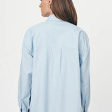 ROWIE - Nola Organic Long Sleeve Shirt - Sky