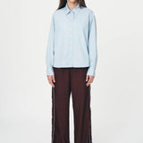 ROWIE - Nola Organic Long Sleeve Shirt - Sky