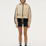 P.E NATION - Cropped Man Down Jacket - Sesame