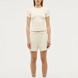 P.E NATION - Foundation Short Sleeve Tee - Whisper White