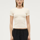 P.E NATION - Foundation Short Sleeve Tee - Whisper White
