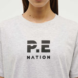 P.E NATION - Heads Up 2 Tee - Grey Marle