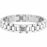 PORTER - Baby Link Bracelet | White Gold