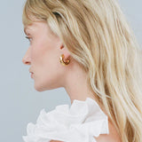 PORTER - Medium Chubby Hoops