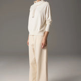 POL CLOTHING - Beech Drawcord Knit - Ivory