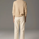 POL CLOTHING - Beech Drawcord Knit - Pebble