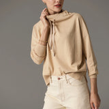 POL CLOTHING - Beech Drawcord Knit - Pebble