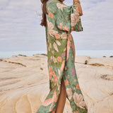 SPELL - Floridian Reversible Robe - Sage