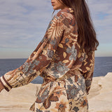 SPELL - Volcano Goddess Shirt Dress - Coconut