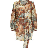SPELL - Volcano Goddess Shirt Dress - Coconut