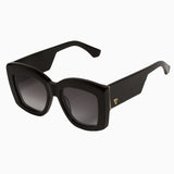 VALLEY EYEWEAR - Coltrane - Gloss Black w. Gold Metal Trim / Black Lens