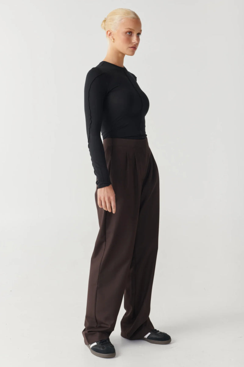 RAEF THE LABEL - Nia Panelled LS Top