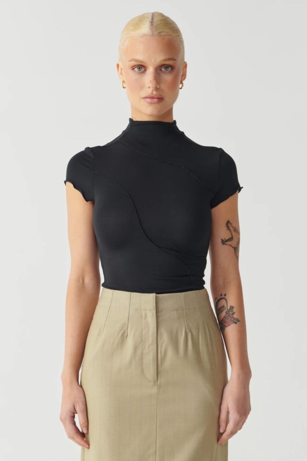 RAEF THE LABEL - Laney Panelled SS Top