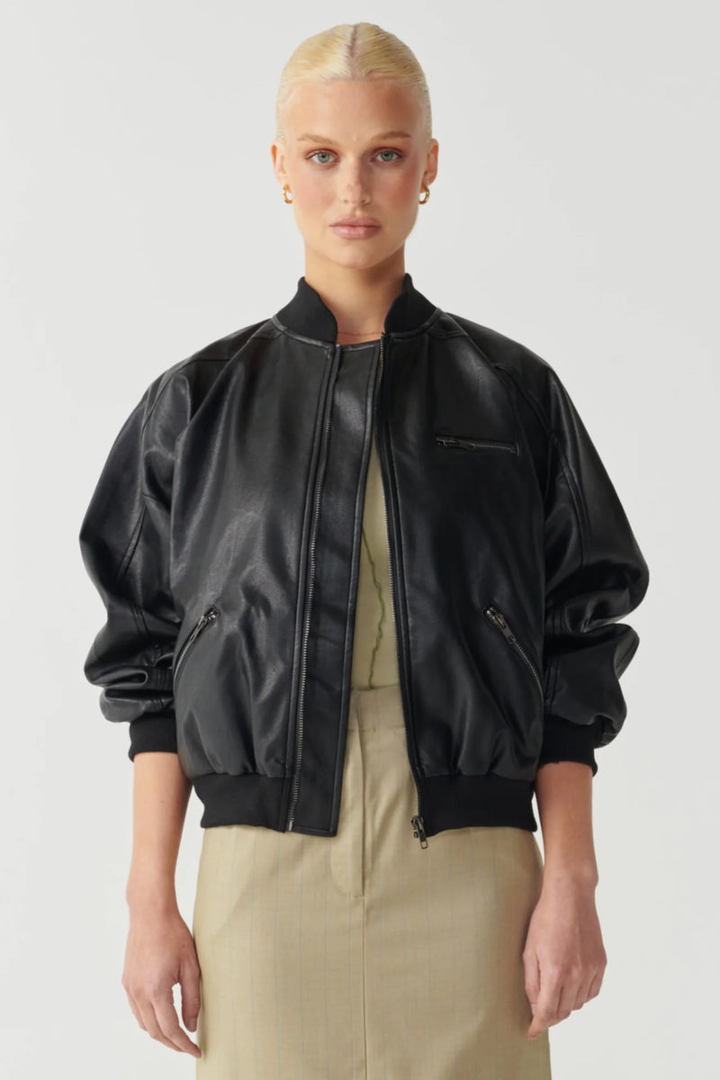 RAEF THE LABEL - Willa Vegan Leather Jacket