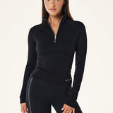 P.E NATION - Routine Quarter Zip - Black