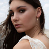 MURKANI - Desert Flower - Rectangle Earrings | Gold