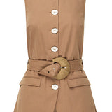 MOS THE LABEL - Nina Vest - Chocolate