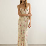 AUGUSTE - Anne Tie Slip Maxi - Nova Floral