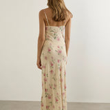 AUGUSTE - Anne Tie Slip Maxi - Nova Floral