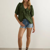 AUGUSTE - Otis Blouse - Sage Green